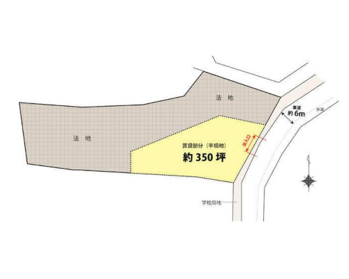 横浜市旭区 相鉄本線鶴ヶ峰駅の貸地画像(2)