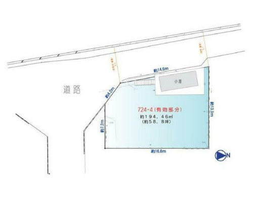 相模原市南区 JR相模線原当麻駅の貸地画像(4)