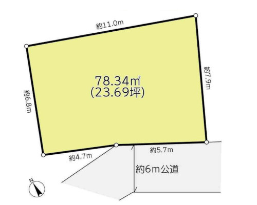 川崎市高津区 東急田園都市線梶が谷駅の貸地画像(2)