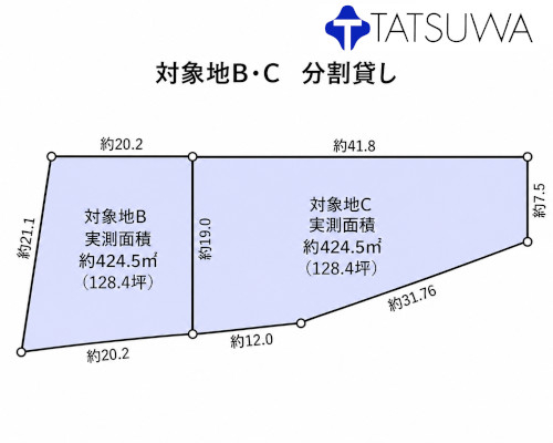 厚木市 小田急小田原線本厚木駅の貸地画像(2)