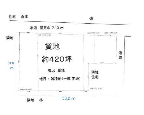 所沢市 西武新宿線新所沢駅の貸地画像(2)