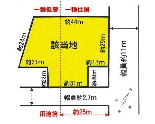 所沢市 JR武蔵野線東所沢駅の貸地画像(1)
