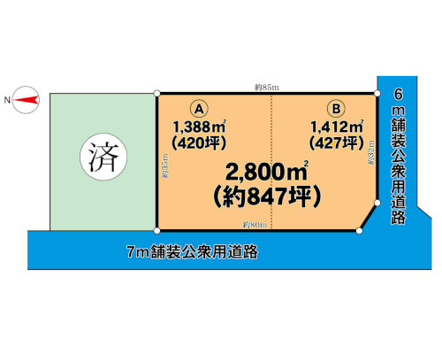 さいたま市岩槻区 東武野田線岩槻駅の貸地画像(1)