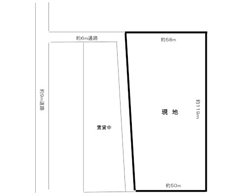 入間郡三芳町 西武新宿線新所沢駅の貸地画像(1)