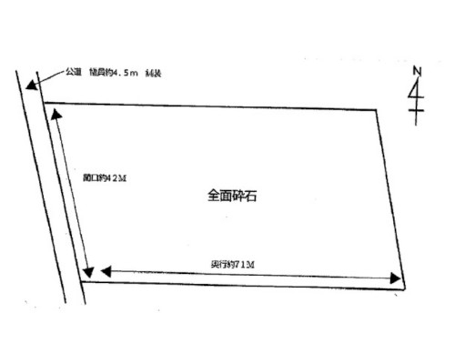 狭山市 西武新宿線入曽駅の貸地画像(2)