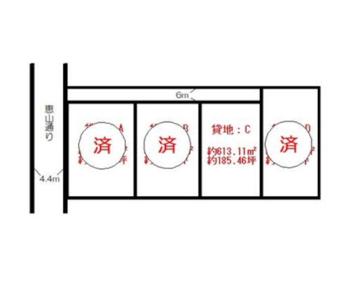 新座市 JR武蔵野線新座駅の貸地画像(2)