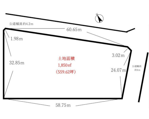 所沢市 西武池袋線小手指駅の貸地画像(2)
