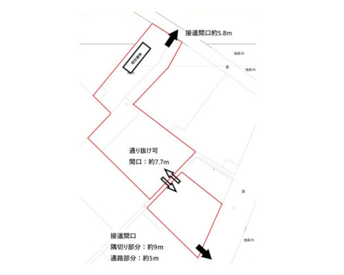 日高市 JR川越線武蔵高萩駅の貸地画像(2)