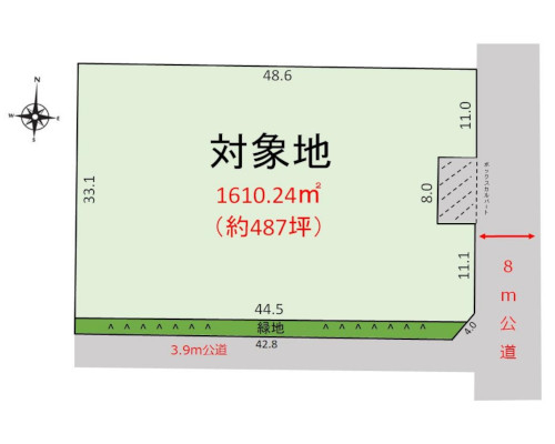 越谷市 JR武蔵野線吉川駅の貸地画像(3)