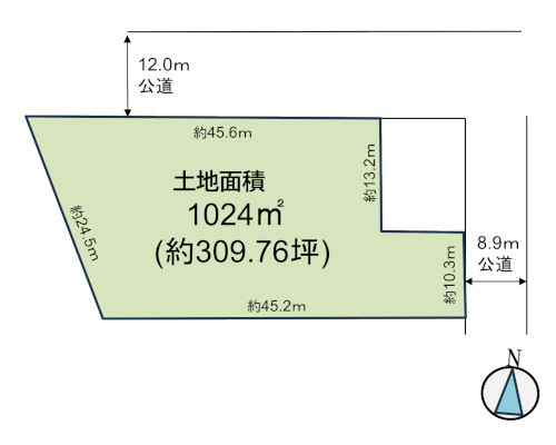 越谷市 JR武蔵野線越谷レイクタウン駅の貸地画像(2)