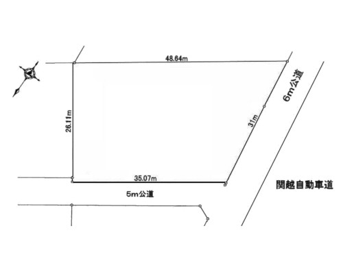 入間郡三芳町 東武東上線ふじみ野駅の貸地画像(3)