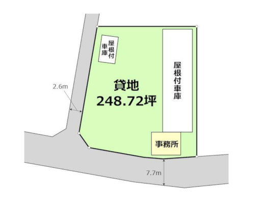 飯能市 西武池袋線飯能駅の貸地画像(4)