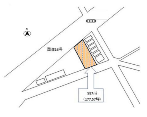 西多摩郡瑞穂町 JR八箱根ヶ崎駅の貸地画像(1)