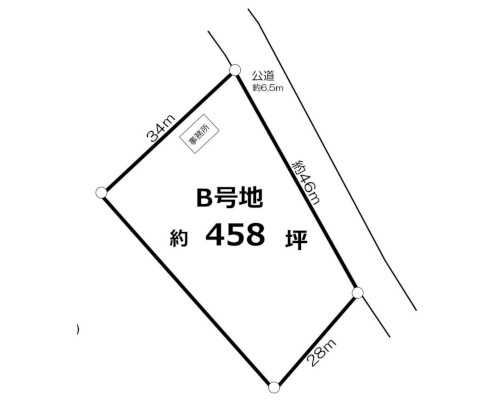 青梅市 JR八高線(八王子～高麗川)金子駅の貸地画像(2)