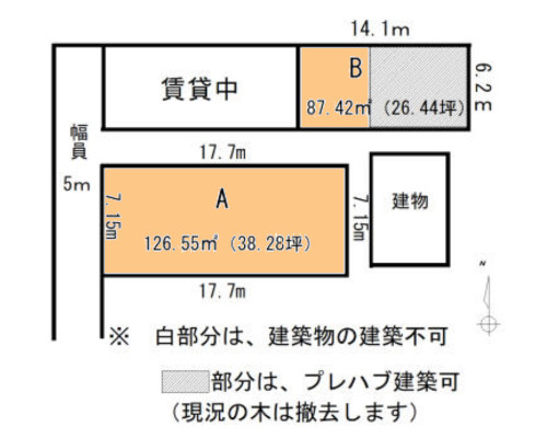 国立市 JR南武線谷保駅の貸地画像(2)
