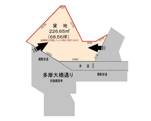 八王子市 JR八高線(八王子～高麗川)小宮駅の貸地画像(2)