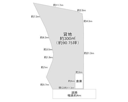 町田市 小田急小田原線鶴川駅の貸地画像(4)