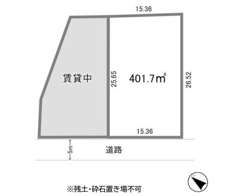 日野市 京王線南平駅の貸地画像(2)