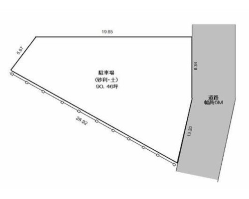 足立区 日暮里・舎人ライナー舎人駅の貸地画像(2)