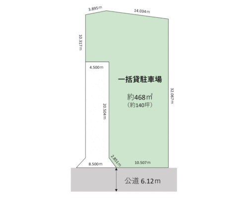 世田谷区 東急大井町線等々力駅の貸地画像(1)