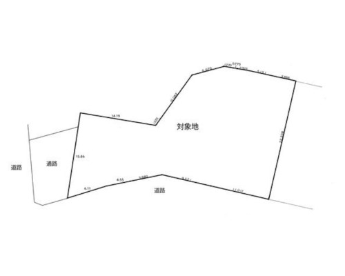 町田市 小田急小田原線鶴川駅の貸地画像(2)