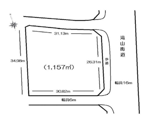 あきる野市 JR五日市線秋川駅の貸地画像(3)
