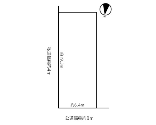 足立区 東京メトロ千代田線北綾瀬駅の貸地画像(2)