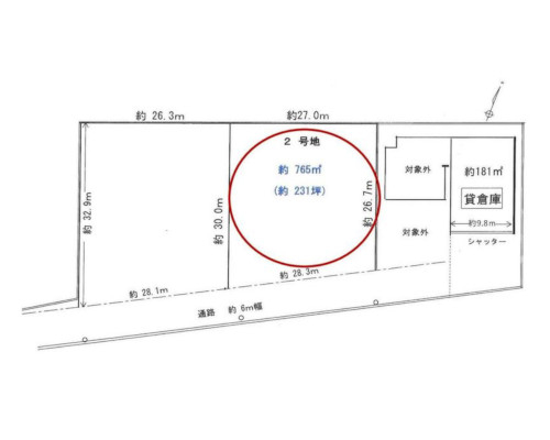 羽村市 JR青梅線羽村駅の貸地画像(3)